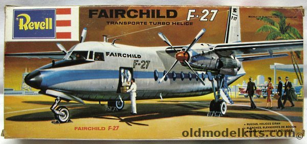 Revell 1/94 Fairchild F-27 (F27) - Lodela Issue, H297 plastic model kit